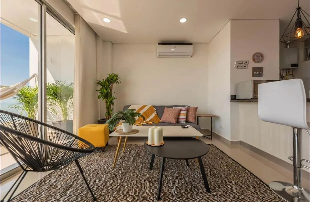 Espectacular Apartamento Piso Alto Con Excelente Vista Al Mar Y A La Ciudad Amurallada Apartment Cartagena