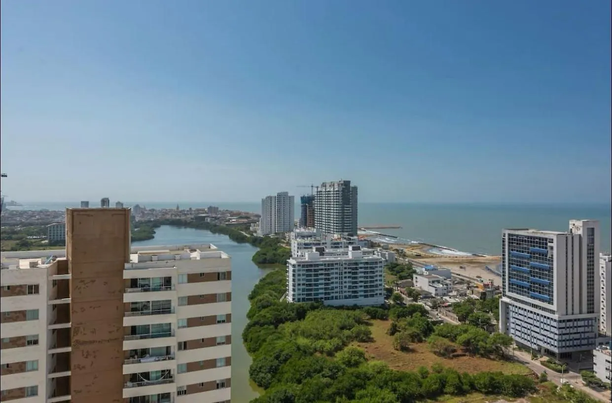 Apartment Espectacular Apartamento Piso Alto Con Excelente Vista Al Mar Y A La Ciudad Amurallada Colombia