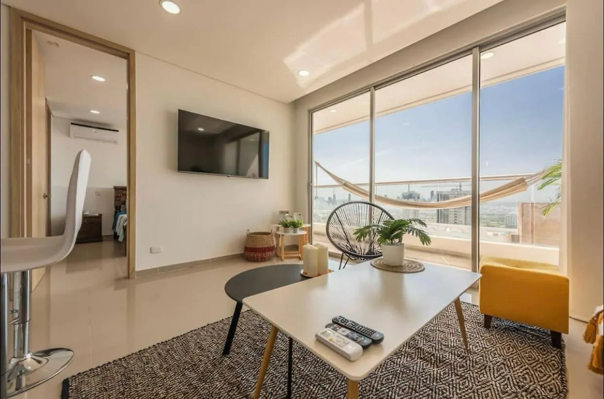 Espectacular Apartamento Piso Alto Con Excelente Vista Al Mar Y A La Ciudad Amurallada Cartagena
