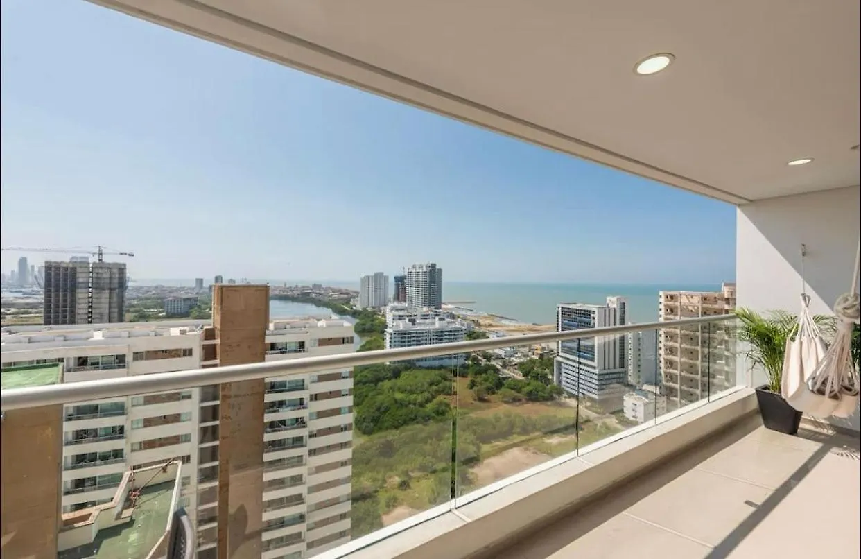 Apartment Espectacular Apartamento Piso Alto Con Excelente Vista Al Mar Y A La Ciudad Amurallada Colombia