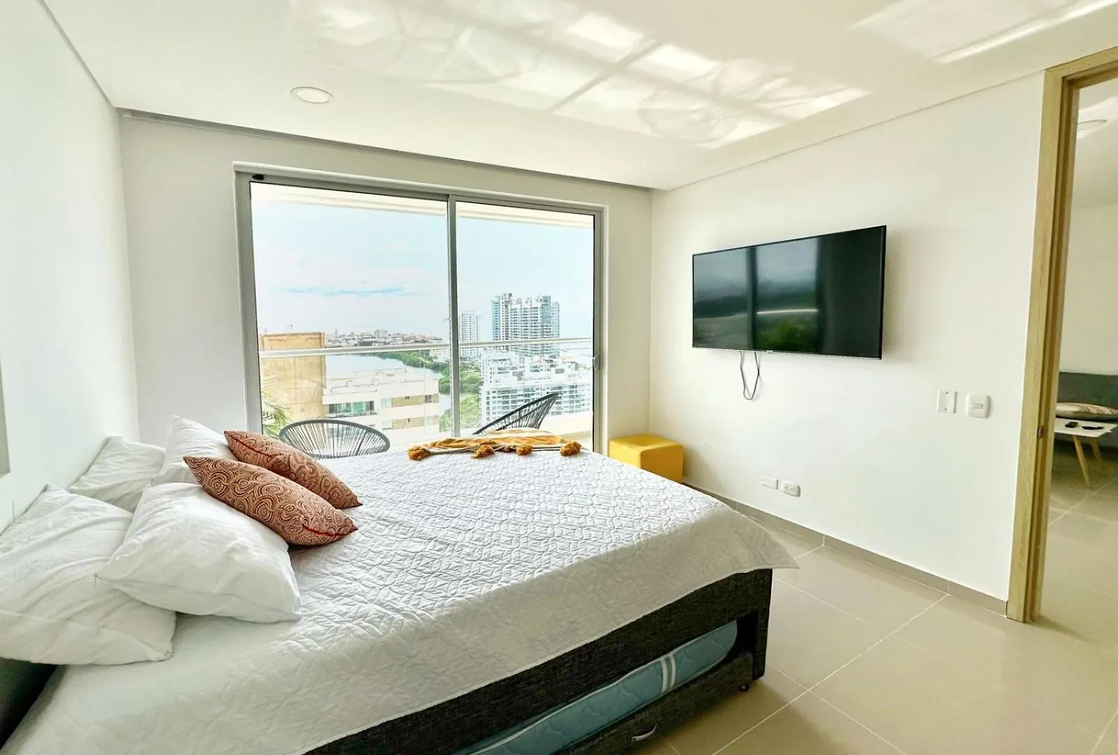 Espectacular Apartamento Piso Alto Con Excelente Vista Al Mar Y A La Ciudad Amurallada Apartment Cartagena