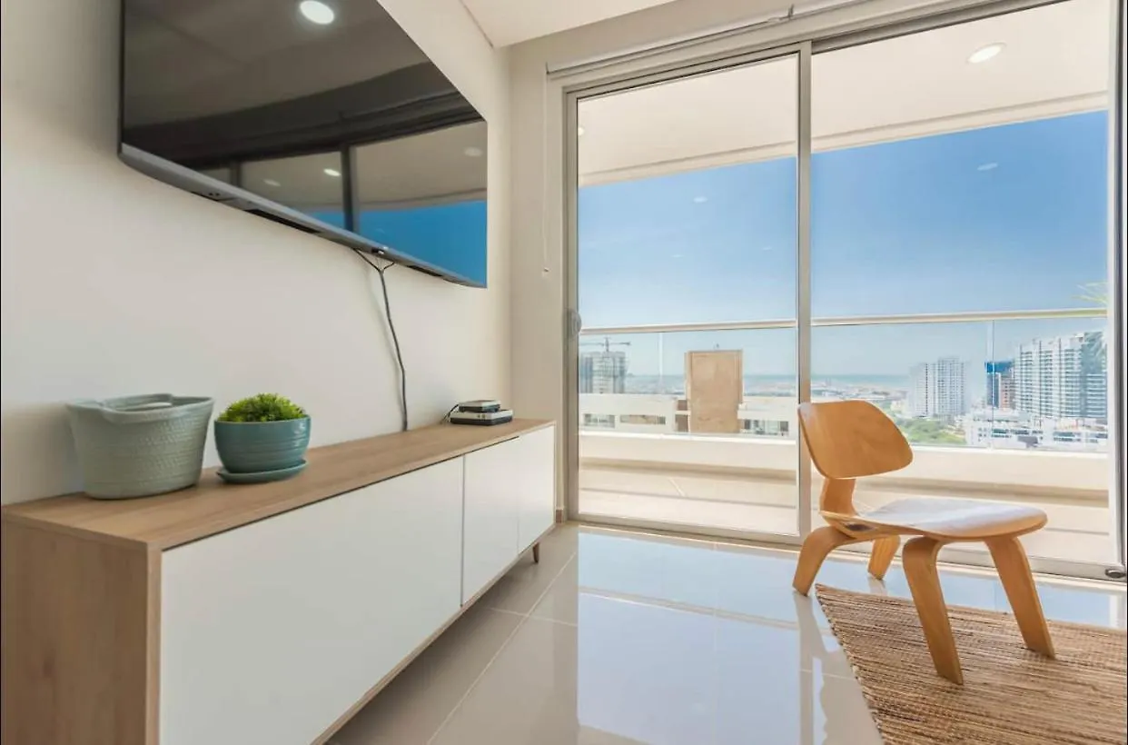 Apartment Espectacular Apartamento Piso Alto Con Excelente Vista Al Mar Y A La Ciudad Amurallada Colombia