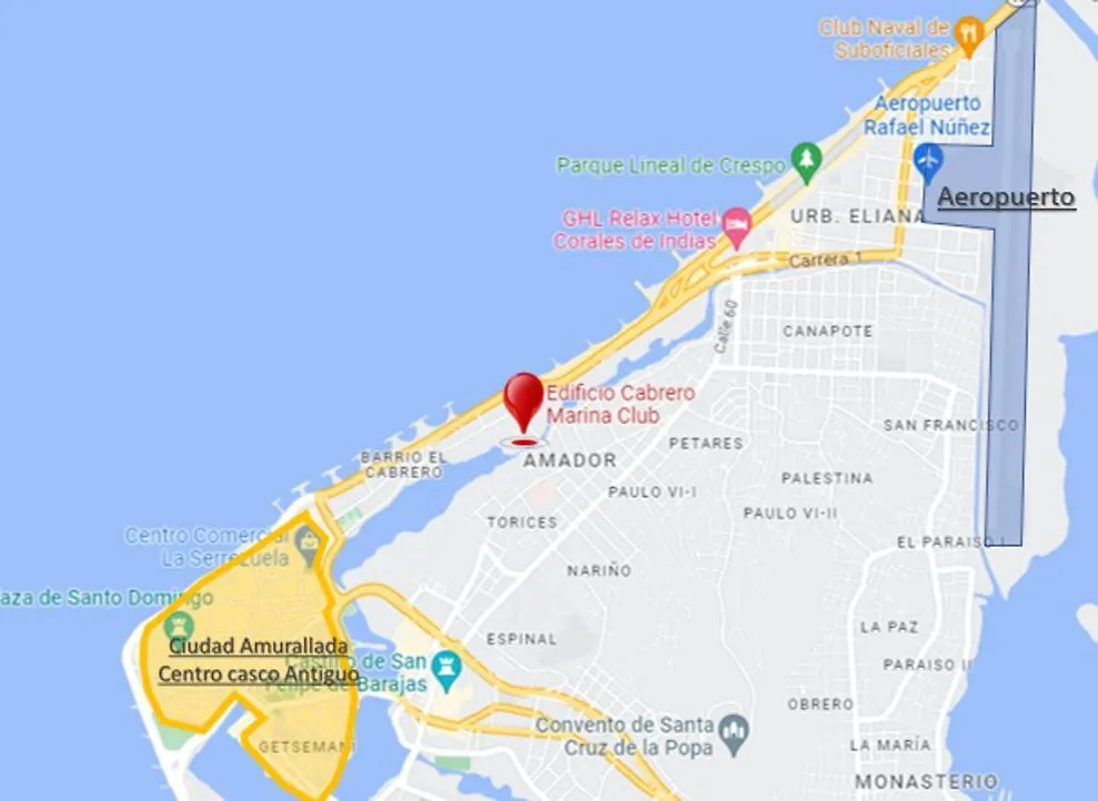 Espectacular Apartamento Piso Alto Con Excelente Vista Al Mar Y A La Ciudad Amurallada 0*, Cartagena